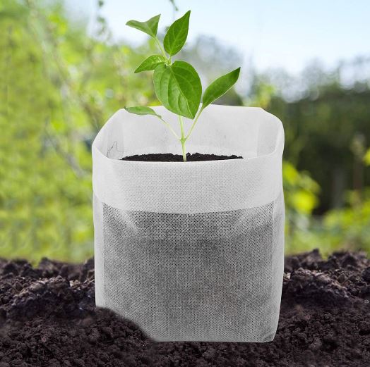 PP Polypropylene Spunbond White Non Woven TNT Fabric For Seedling Cloth/Plant Nursery Bag/Biodegradable Bags/Non-Woven Bags/ Nonwoven Seedling-Bag